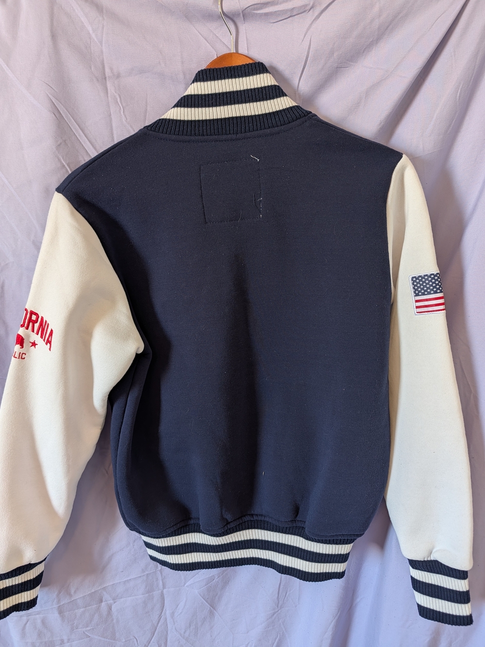 California City Wear Varsity Fleece Jacket Size XS - Picture 2 of 7